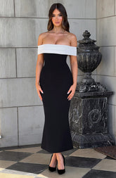 Bex Midi Dress - Black