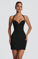 Cassia Mini Dress - Black