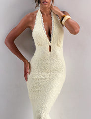 Ally Pastel Lace Maxi Dress