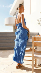 Sophia Maxi Dress - Cobalt Blue
