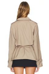 Cropped Trencherous Coat
