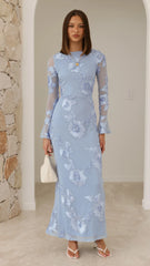 Lottie Maxi Dress - Blue