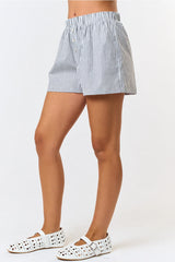 Poppi Pin Stripe Pants Grey
