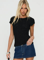 Rowann Textured Top Butter Black