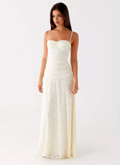 Elsa Maxi Dress - Ivory