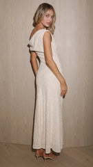 Gigi Sequins Maxi Dress - Champagne