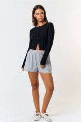 Poppi Pin Stripe Pants Grey