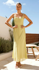 Margo Midi Dress - Lime