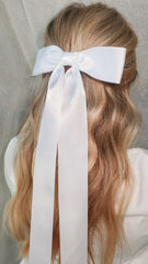 Lala Hair Bow - White
