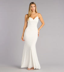 Anisa Pearl Rhinestone Mermaid Formal Dress