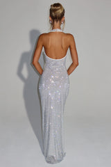 THE OPALINE MAXI DRESS - OPAL WHITE