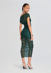 Noel Lace Midi Dress
