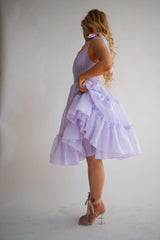 The Siena Dress in Lavande Purple
